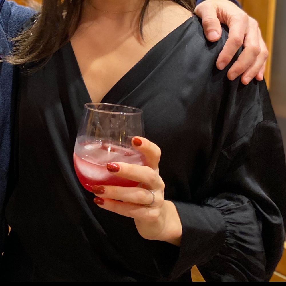 Silky Wrap Blouse